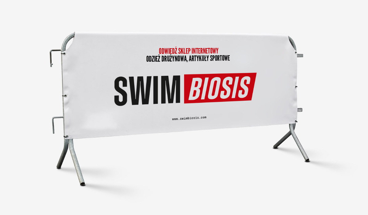 Banner reklamowy marki swimbiosis